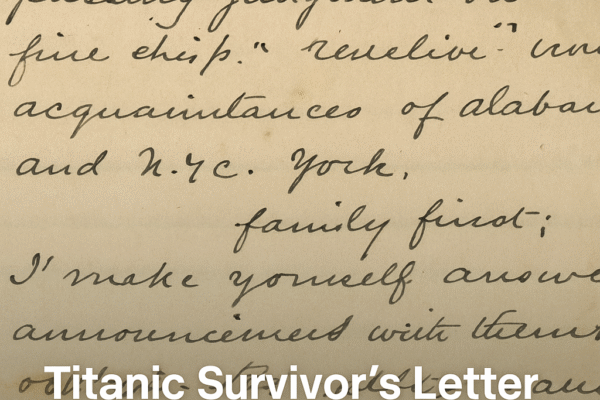 Rare Titanic Letter Fetches £300,000: A Haunting Message from the Past